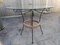 Vintage Garten Bistro Set aus Schmiedeeisen, 3 6