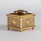 Opaline and Brass Inkwell from Tiffany Studio, Early 20th Century 2