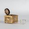 Opaline and Brass Inkwell from Tiffany Studio, Early 20th Century 7