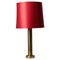 Swedish Modern Table Lamp in Brass, 1890s 1