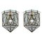 Vintage Italian Sconces in Beveled Glass from Fontana Arte, 1940s, Set of 2, Image 1