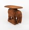 Table Basse Elephant en Rotin et Osier, 1960s 3