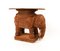 Mesa de centro en forma de elefante de ratán y mimbre, años 60, Imagen 4