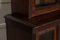 Großes englisches Bücherregal aus glasiertem Mahagoni, 1880er 12