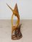 Large French Hand Carved Marlin Fish Sculpture 2