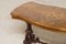 Victorian Walnut Stretcher Table, 1880s 3