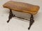Victorian Walnut Stretcher Table, 1880s 1