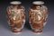 Antike japanische Satsuma Vase, 2er Set 6