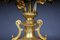 Candeleros reales monumentales Luis XVI de bronce dorado. Juego de 2, Imagen 6