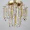 Italienische Vintage Murano Glas Deckenlampe 1