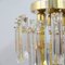 Italienische Vintage Murano Glas Deckenlampe 5