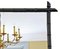 Large Antique Ebonised Faux Bamboo Overmantle Wall Mirror, 19th Century 2