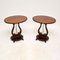 Tables d'Appoint Style Regency Vintage, 1950, Set de 2 1