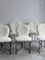 Dining Chairs in Metal and Faux Fur, 1970s, Set of 6, Image 4