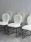 Dining Chairs in Metal and Faux Fur, 1970s, Set of 6 3