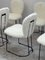 Dining Chairs in Metal and Faux Fur, 1970s, Set of 6 8