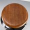 Teak Dot Stool by Arne Jacobsen for Fritz Hansen, Denmark, 1977, Image 3