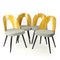 Dining Chairs in Oak & Fabric by Antonin Šuman for Tatra, 1960s, Set of 4, Image 16