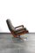 King Chair in Brown Leather by André Vandenbeuck for Strässle, 1960s 5