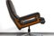 King Chair in Brown Leather by André Vandenbeuck for Strässle, 1960s 6