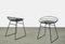 KM05 Stools in Metal Wire by Cees Braakman for Pastoe, 1950s, Set of 2 3