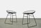 KM05 Stools in Metal Wire by Cees Braakman for Pastoe, 1950s, Set of 2 1