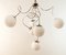 Adjustable Hanging Lamp with White Sphere Glass 9