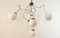 Adjustable Hanging Lamp with White Sphere Glass 11