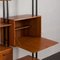 Mid-Century Italian Free-Standing Wall Unit with Secretaire, 1960s, Image 12