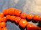 Vintage Two Strand Coral Necklace with 925 Silver Clip and Clasp 9