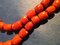 Vintage Two Strand Coral Necklace with 925 Silver Clip and Clasp 5