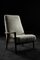 Mid-Century Scandinavian Modern White High Teak Armchair from Bröderna Andersson, 1960s, Image 8