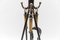 Hand Forged Iron and Brass Tripod Stand with Fireplace Tools, Austria, 1950s, Set of 4, Image 7