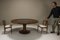 Round Dining Table in Mahogany and Terrazzo, Italy, 1950s 4