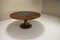 Round Dining Table in Mahogany and Terrazzo, Italy, 1950s, Image 1
