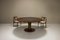Round Dining Table in Mahogany and Terrazzo, Italy, 1950s, Image 3
