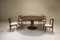Round Dining Table in Mahogany and Terrazzo, Italy, 1950s, Image 2