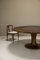 Round Dining Table in Mahogany and Terrazzo, Italy, 1950s, Image 5