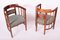 Art Nouveau Green Living Room Set in Beech attributed to Josef Hoffmann, 1910s, Set of 3, Image 10