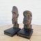 Brutalist Bookends in Carved Wood by Don Quixote & Sancho, 1970s, Set of 2 4