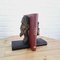 Brutalist Bookends in Carved Wood by Don Quixote & Sancho, 1970s, Set of 2 15