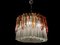 Large Murano Glass Prism Triedri Chandelier by Paolo Venini, 1960s 6