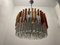 Large Murano Glass Prism Triedri Chandelier by Paolo Venini, 1960s 10