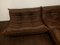 Vintage Brown Leather Togo Living Room Set by Michel Ducaroy for Ligne Roset, 1970s 38