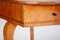 Small Brown Biedermeier Side Table in Elm, 1780s, Image 5