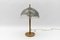 Mid-Century Modern Table Lamp in Brass and Murano Glass, 1960s, Image 1