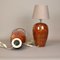 Porcelain Table Lamps from Benab, Sweden, Set of 2, Image 4