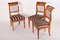 Antike Biedermeier Stühle aus Nussholz, 1820er, 3er Set 5