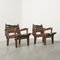 Vintage Ecuadorian Rocking Chair and Armchairs by Angel I. Pazmino for Muebles De Estilo, 1960s, Set of 3, Image 1