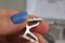 Boutons de Manchette Vintage en Argent dans une Boîte d'Origine de Hermes 11